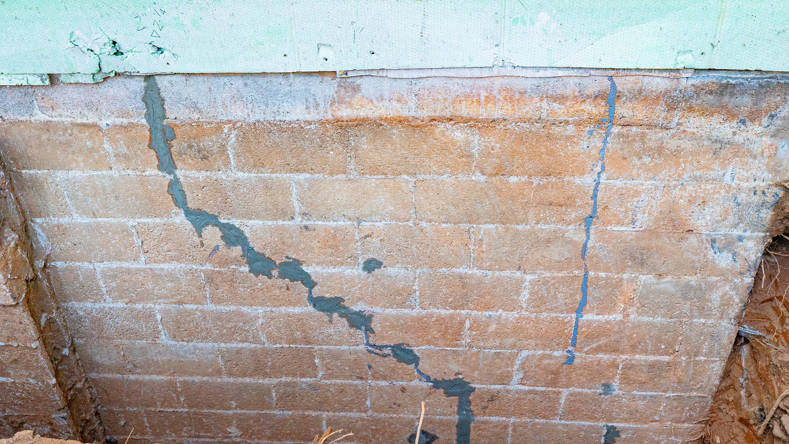 Crack and Damage Repair for Foundation Walls